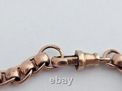 9ct/ 375 Rose Gold Rolling Links Bracelet/ 19.1 cm/ 17.8 g