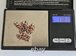 9ct/ 375 Rose Gold Rolling Links Bracelet/ 19.1 cm/ 17.8 g