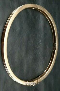 9ct 375 Solid Gold Bangle 13.00 Grams