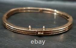 9ct 375 Solid Gold Bangle 13.00 Grams