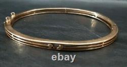 9ct 375 Solid Gold Bangle 13.00 Grams