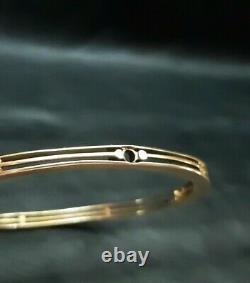 9ct 375 Solid Gold Bangle 13.00 Grams