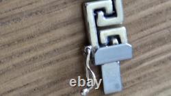 9ct 375 gold bracelet Greek key 9 carat 375 9k yellow gold hallmarked 11.9g
