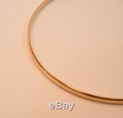 9ct 6.3g Solid Yellow Gold Bangle Solid Gold