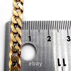 9ct 9 Carat Gold Curb Bracelet 6mm wide 21cm (8.5) long classic Jewellery