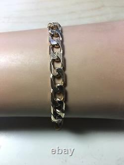 9ct. 9k. 375. Yellow Gold Bracelet. 8 inch. (20cm)