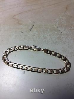 9ct. 9k. 375. Yellow Gold Bracelet. 8 inch. (20cm)