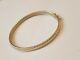 9ct 9kt Yellow Gold Bangle Stunning Detailed Patterned 7.1 Grams Lovely