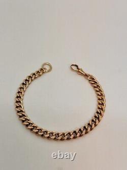 9ct Albert Link Bracelet 21g