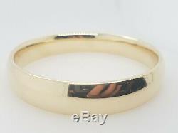 9ct Bangle Yellow Gold Silver filled wide bangle 72 grams Preloved VAL $3600