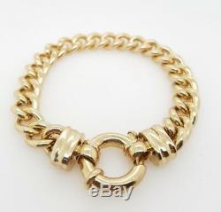 9ct Belcher Bracelet Solid Yellow Gold 62.2g 21cm Preloved RRP $5600