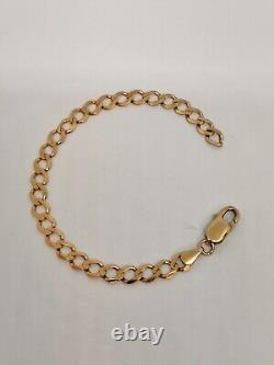 9ct Curb Bracelet 6.1g (no chain end)