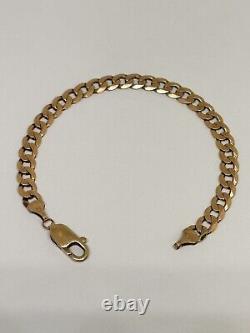 9ct Curb Bracelet 9.6g