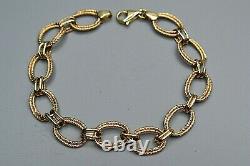 9ct FANCY GOLD BRACELET