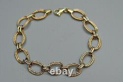 9ct FANCY GOLD BRACELET