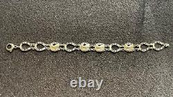 9ct GOLD HORSE BRACELET 15gms +