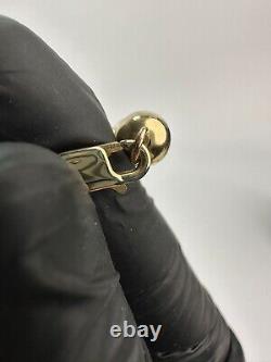 9ct GOLD Unique BEADED Link Bracelet FULL HALLMARK 20cm LONG 23+GRAMS