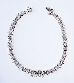 9ct Gold 1.00ct Diamond Tennis Bracelet, 7 1/4