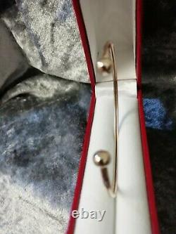 9ct Gold 375, Small Torque Bangle (fully Hallmarked) Vgc