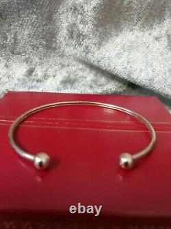 9ct Gold 375, Small Torque Bangle (fully Hallmarked) Vgc