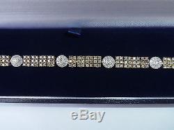 9ct Gold 4.00ct Diamond Tennis Bracelet, 7, 12.3g