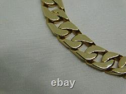 9ct Gold 7 Curb Link Bracelet