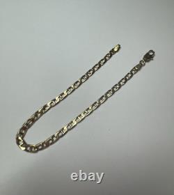 9ct Gold Anchor Chain Bracelet, 19cm, 4.16grams