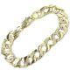 9ct Gold Baby 6 Inch Square Curb Bracelet Yellow Patterned Plain Hallmarked 7.9g