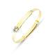 9ct Gold Baby Bangle Id Identity Bracelet Expandable Cz Heart Cross Free Engrave