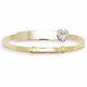 9ct Gold Baby Id Bangle Personalised Christening Heart Expandable Engraved 5.5