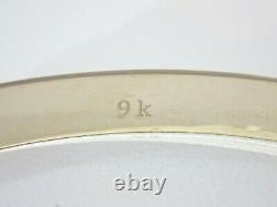 9ct Gold Bangle 5.4 grams Patterned Expanding- Ladies