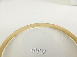 9ct Gold Bangle Expanding Patterned Hallmarked 3.9 grams 7'' with Gift Box