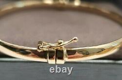 9ct Gold Bangle Ladies 3.5 grams Gift Boxed 4mm Hinged