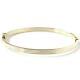 9ct Gold Bangle Ladies Hinged Safety Catch 3.7g 6.5 Inch Uk Hallmarked
