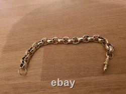 9ct Gold Belcher Bracelet 30 Grams
