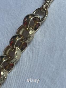 9ct Gold Belcher Bracelet Hallmarked 15ml (Brandnew)