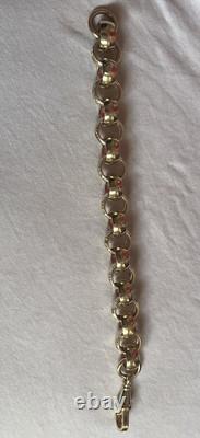 9ct Gold Belcher Bracelet Hallmarked 15ml (Brandnew)