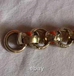 9ct Gold Belcher Bracelet Hallmarked 15ml (Brandnew)
