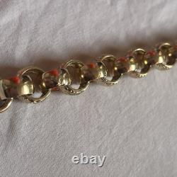 9ct Gold Belcher Bracelet Hallmarked 15ml (Brandnew)