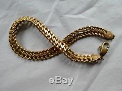 9ct Gold Bracelet 19 cm 5.1 grms