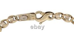9ct Gold Bracelet 9.01g Anchor Plain 19.5cm Fully Hallmarked