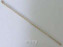 9ct Gold Bracelet 9ct Gold Amethyst Peridot Citrine Garnet Topaz Link Bracelet