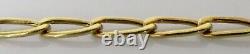 9ct Gold Bracelet 9ct Yellow Gold (2.2g) Flat Curb Bracelet (7 inches)