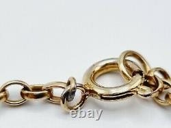 9ct Gold Bracelet Anklet Hallmarked 10 Length Cable Link Chain 5.6 g