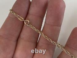 9ct Gold Bracelet Bangle 2,1 Grammes 7.25 Inch Long