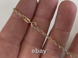 9ct Gold Bracelet Bangle 2,1 Grammes 7.25 Inch Long