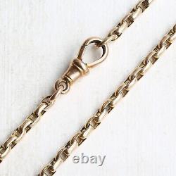 9ct Gold Bracelet Edwardian 9ct Gold Faceted Belcher Chain Bracelet (4.9g)