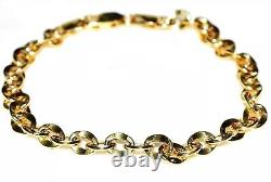 9ct Gold Bracelet Flat Belcher Link (3.7g) 7.5 HATTON GARDEN High Quality Gold