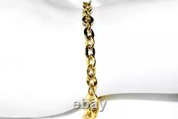 9ct Gold Bracelet Flat Belcher Link (3.7g) 7.5 HATTON GARDEN High Quality Gold