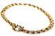 9ct Gold Bracelet Heavy 7.20g Fancy Spiga Link 7.5 Mariner Clasp Covent Garden